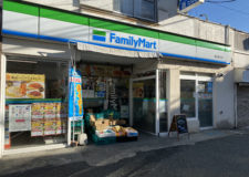Convenience store in front of station