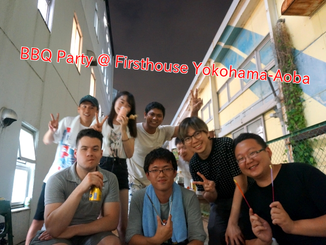 BBQ & Fireworks party @ Firsthouse Yokohama-Aoba