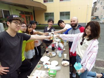 First time of BBQ Party since the new era in Japan has started