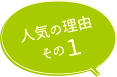 人気の理由その1